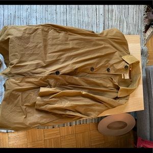 Billy Reid Waxed Cotton Mac or Trench Coat